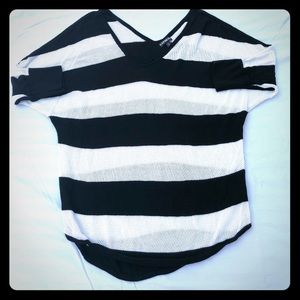 Express Open-Weave V-Neck Sweater NWOT